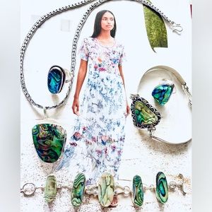 Sterling Silver and Abalone Assorted Artisan Handcrafted Jewelry Selections